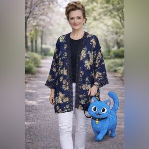 Floral Kimono Cardigan Fisoul